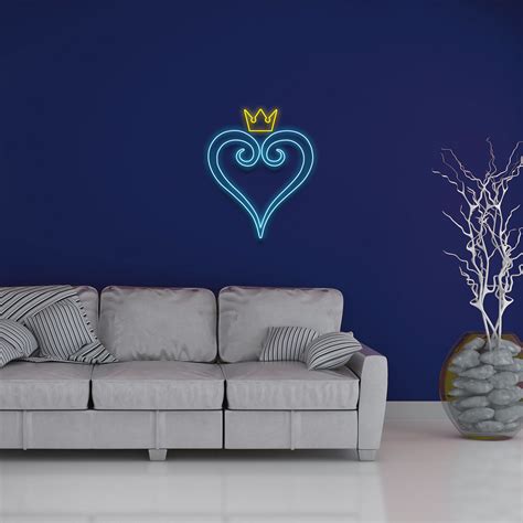 Kingdom Hearts Neon Light Sign Led For Wall Neonize