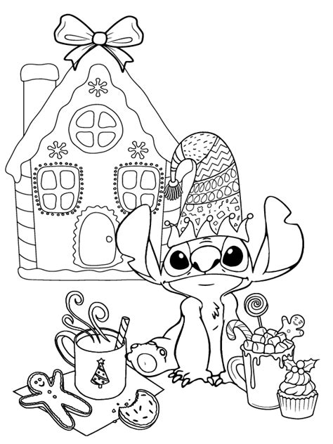 Faultless Stitch Christmas Coloring Page