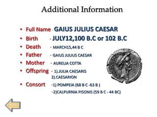 Julius Caesar | PPT