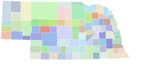 Free Nebraska County Map And The Top 20 Counties In Nebraska