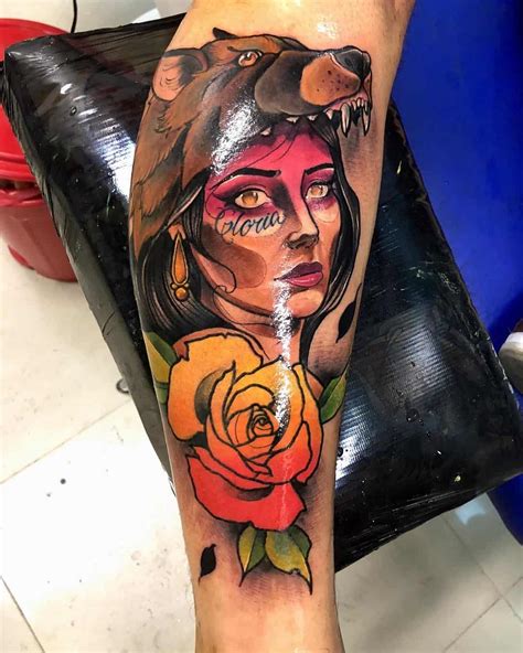 Update More Than Wolf Headdress Tattoo In Cdgdbentre