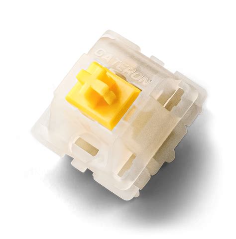 Gateron Milky Yellow Pro Linear Switches Ks Kinetic Labs