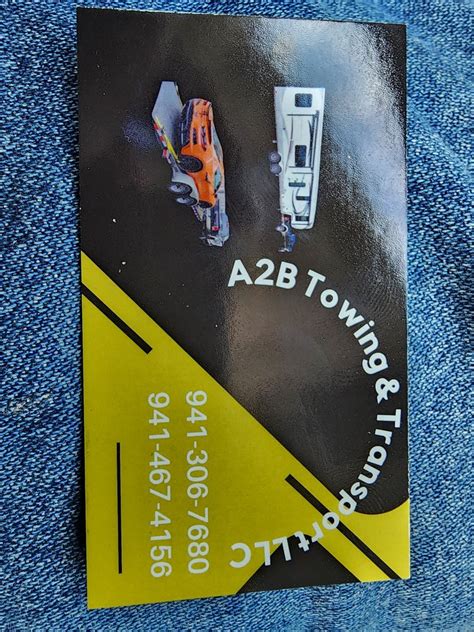 A B Towing Transport Updated September Request A Quote