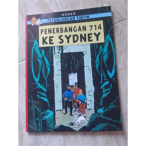 Jual Buku Komik Petualangan Tintin Penerbangan Ke Sydney Oleh Herge