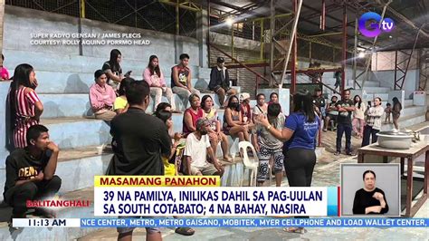 Na Pamilya Inilikas Dahil Sa Pag Uulan Sa South Cotabato Na