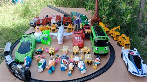 Drama Kereta Api Tabrakan Mobil Dum Truk Molen Sponbox Doraemon