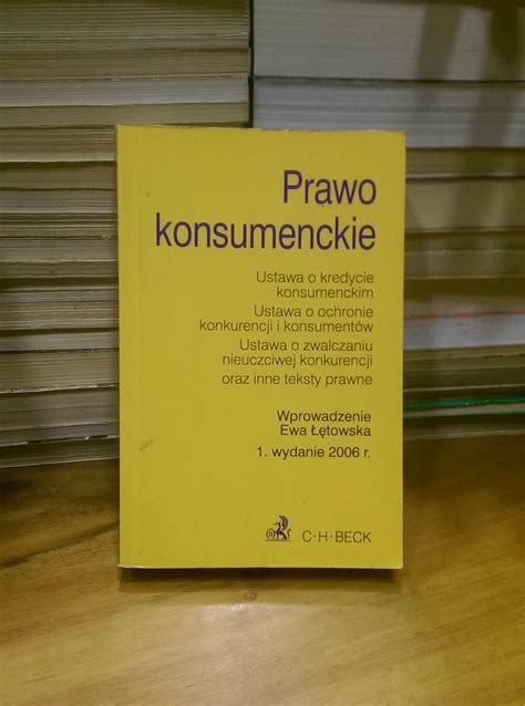 Prawo Konsumenckie Ustawa O Kredycie Konsumenckim Ustawa O Ochronie