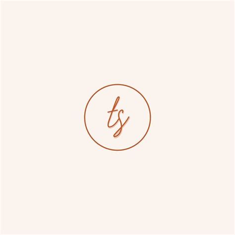 Simple initial logo in a circle. # graphic design # logo #branding | jaimekrzos #Decora… | Logo ...