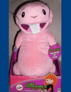 Kim Possible Talking Rufus Naked Mole Rat New In Box