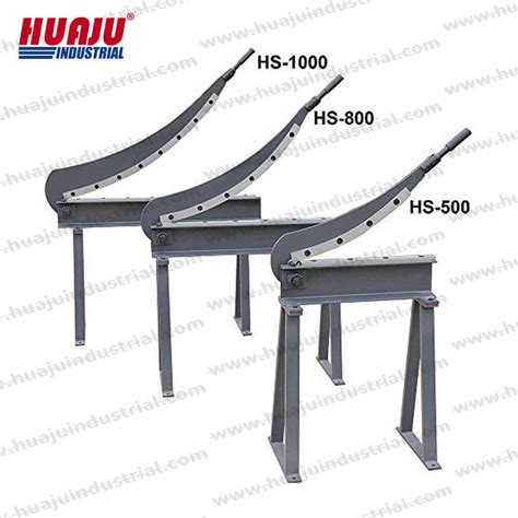 Durable Manual Benchtop Guillotine Shears Huaju Industrial