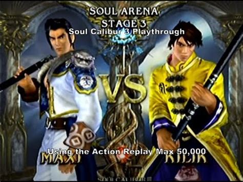 Soul Calibur 3 Maxi Playthrough Using The Action Replay Max 50 000