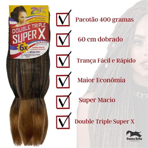 Jumbo Para Tran As Box Braids Super X Pacote Gramas Penteados