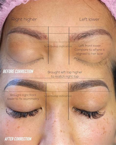 Ombre Brows Benefits Healing Aftercare Before And After