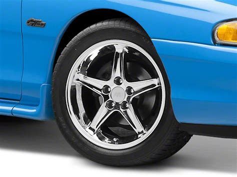 Mustang 1995 Cobra R Style Chrome Wheel 17x9 94 04 All Free Shipping