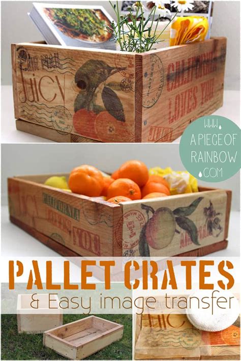 Diy Beautiful Free Vintage Wood Crates From Pallets