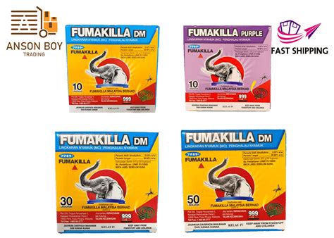 Ready Stock Fumakilla Mosquito Coil Ubat Nyamuk Fumakilla