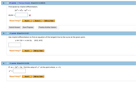 Solved Pointsi Previous Answers Scalccc M Chegg