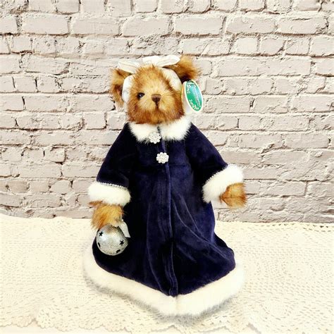 Bearington Collection Sandra Holiday Bear Royal Blue Etsy