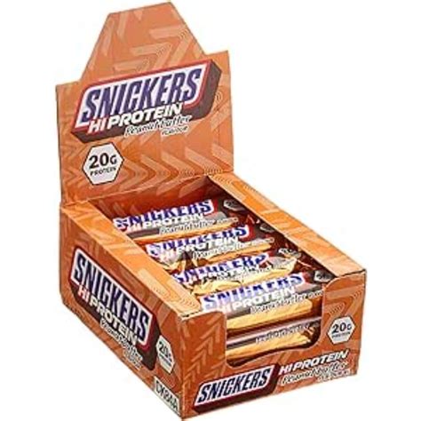 Snickers Hi Protein Peanut Butter Bar 12x57g 20g Protein Caramel