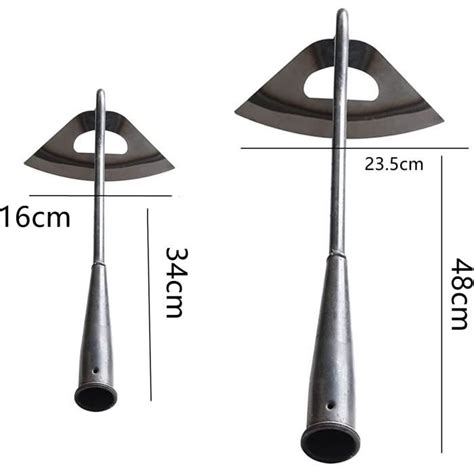 Houe Creuse Durcie Tout En Acier Houe De Jardinage Forte Et Durable