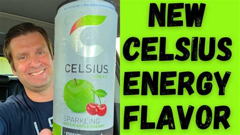 Celsius Energy NEW FLAVOR Green Apple Cherry FULL REVIEW YouTube