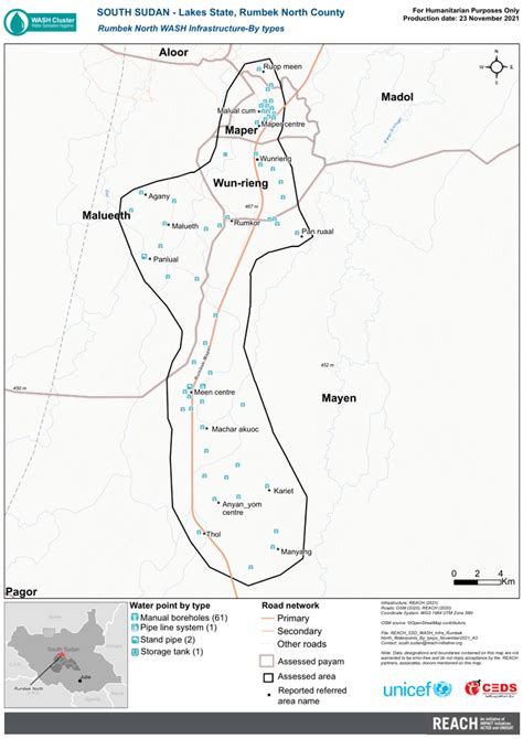 South Sudan - Lakes State, Rumbek North County, Rumbek North WASH ...