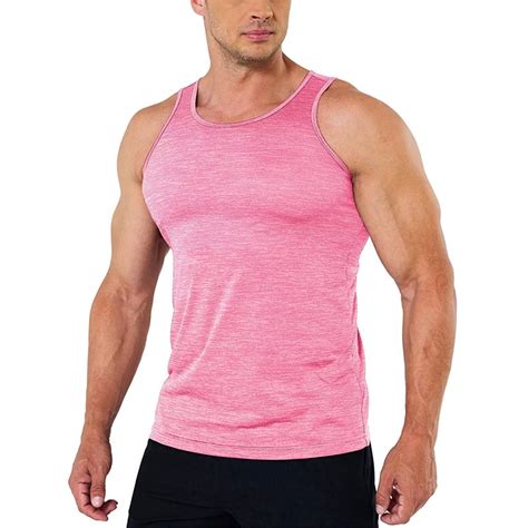 Cathalem Mens Under Shirts Tank Top Mens Slim Fit Muscle Workout Tank