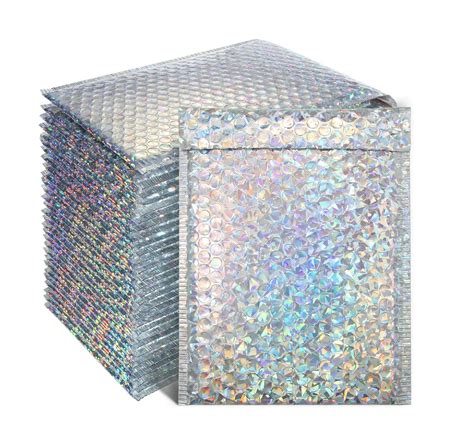 Holographic Bubble Mailers X Inches Pack The Holo Effect