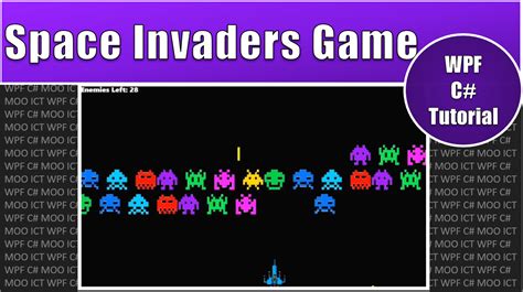 WPF C Tutorial Create A Space Invaders Game In Visual Studio Moo