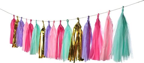 Amazon Tissue Paper Tassel Diy Party Garland Decor For All Events