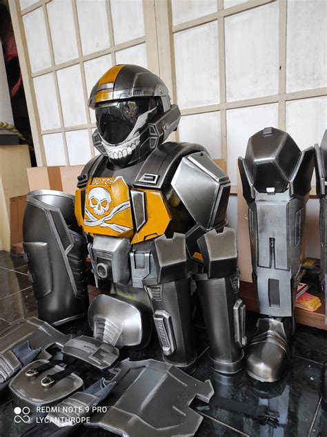 Halo Odst Tropper Wearable Cosplay Armor Etsy Uk