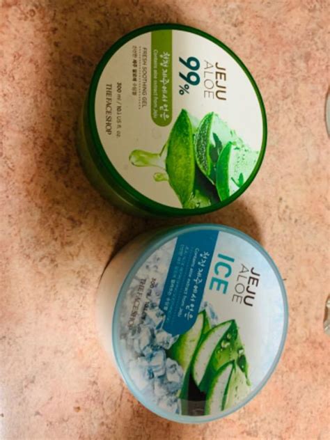 The Face Shop Jeju Aloe Ice Refreshing Soothing Gel Moisturiser Boniik