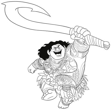 Desenhos De Moana Para Colorir E Imprimir Colorironline