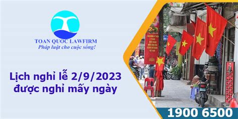 Lịch nghỉ lễ 2 9 2023 được nghỉ mấy ngày