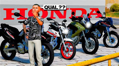 FUI NA HONDA VER A MOTO NOVA DO MEU IRMÃO GTA V VIDA REAL 450 YouTube