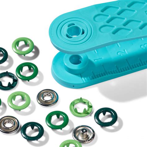 Prym Jersey Tryckknappar Ring Ass Grön Lime mm st Rito se