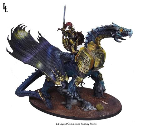 Lillegend Commission Painting Studio Stormcast Eternal Stardrake