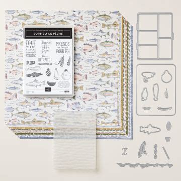 Allons à la pêche collectiepakket van Stampin Up