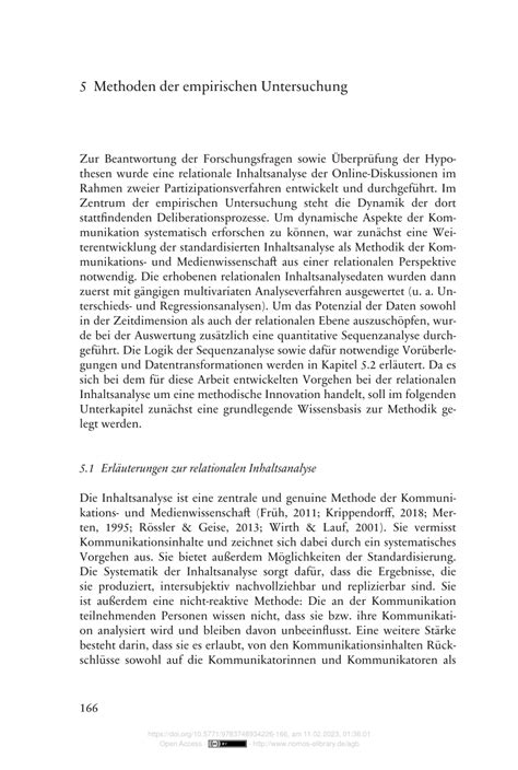 PDF 5 Methoden Der Empirischen Untersuchung