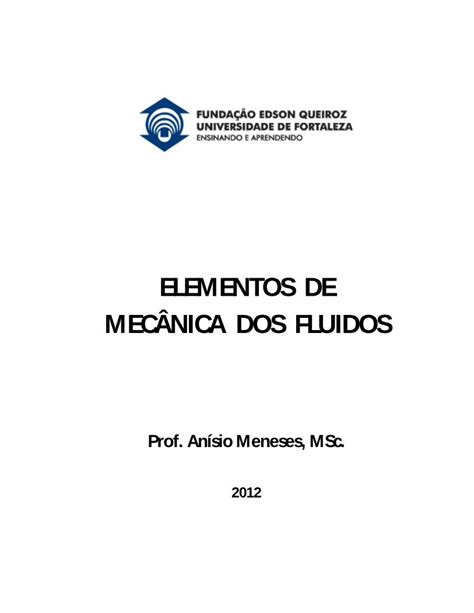 Pdf Apostila Mecanica Dos Fluidos Anisio Meneses Dokumen Tips