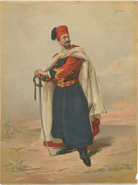 French Spahi c 1875 by Lagras Armée française Histoire algerie