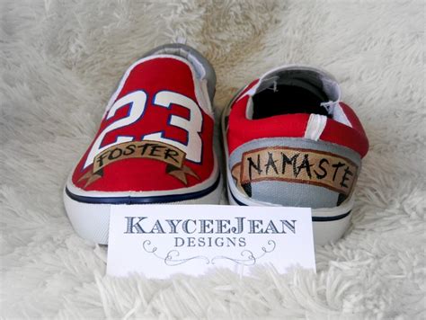 Custom Painted Houston Texans Shoes By Kayceejean Designs