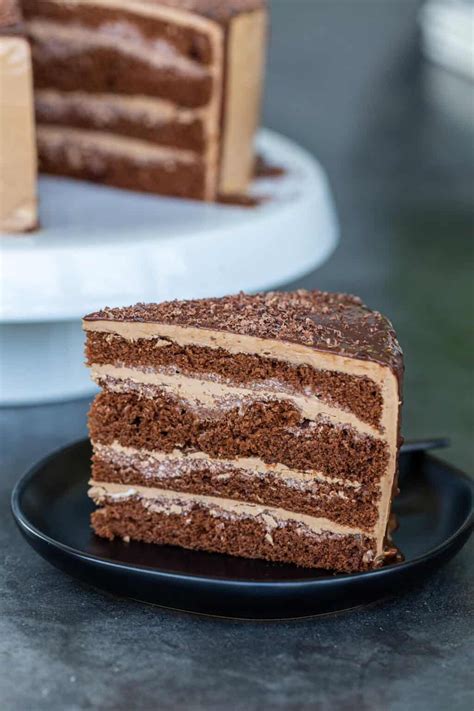 Cake Prague Chocolate Cake Recipe Momsdish