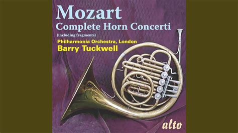 Horn Concerto No In E Flat Major K Iii Rondo Youtube