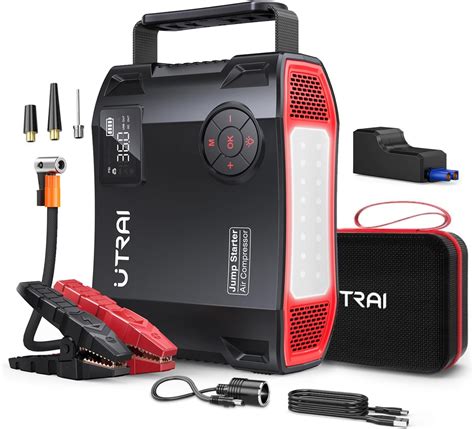 Utrai Jstar Booster Avviatore Di Emergenza Con Compressore Portatile