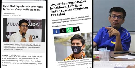 Syed Saddiq Retorik Tidak Konsisten Dalam Perjuangan Antara Pn Dan