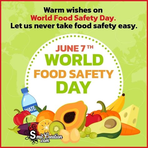 World Food Safety Day Wishes SmitCreation