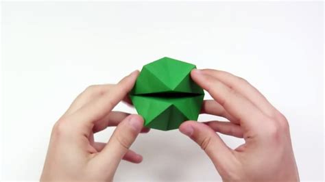 Easy Origami Magic Transforming Flexahedron Jeremy Shafer Yakomoga