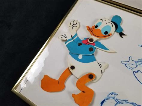 Donald Duck Drawings Concept Art Copy Lot Of 2