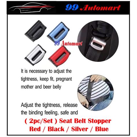 Pc Set Universal Car Seat Belt Clip Seat Belt Buckle Stopper